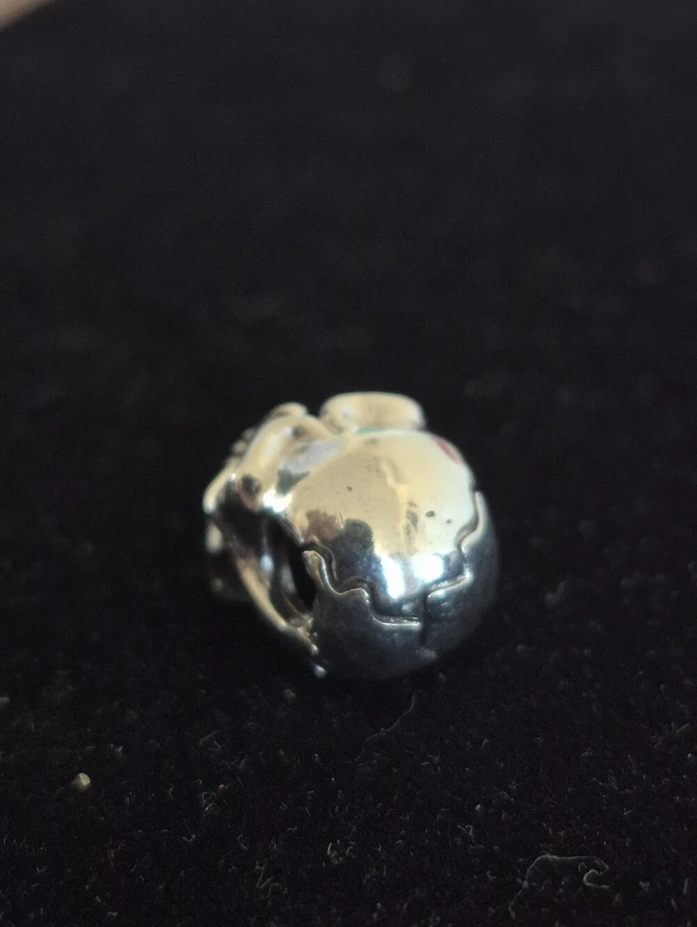 .925 Sterling Silver Skull Charm, Jewelry